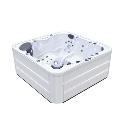 Freestanding acrylic whirlpool outdoor massage bathtub hottub spa for 6 people