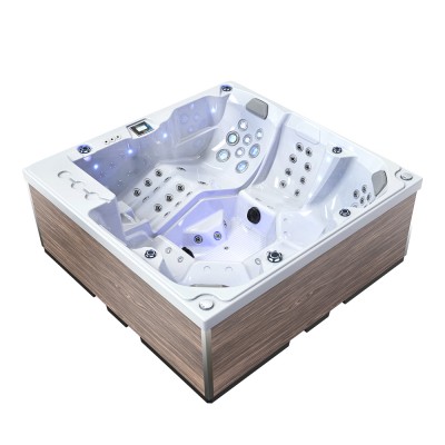 2019 Best Quality Outdoor Spa Hot tub 2 Lounge with 3 Seats Whirlpool