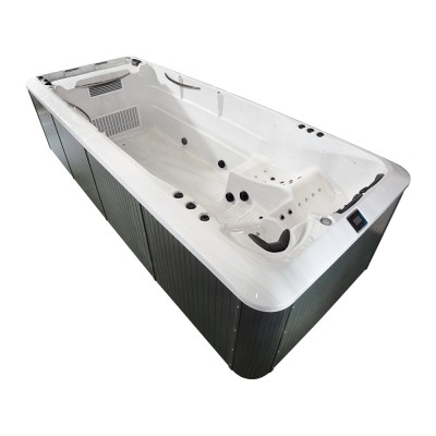 Hot sale balboa swim spa endless swimming pool with hot tub